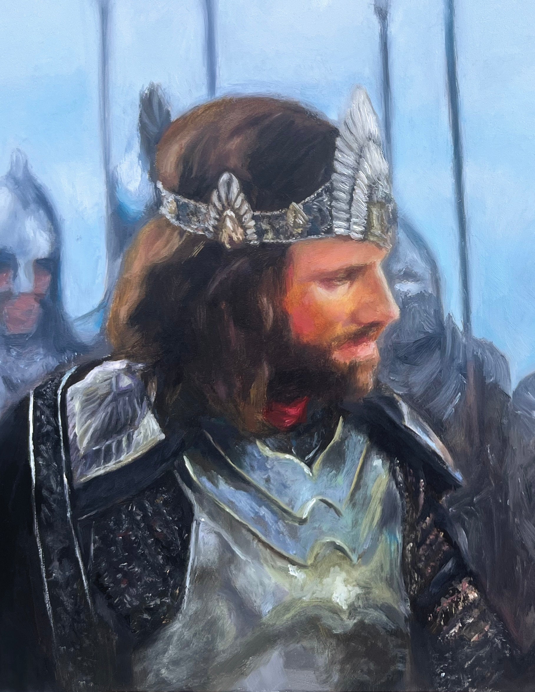 Aragorn and Arwen Art Print