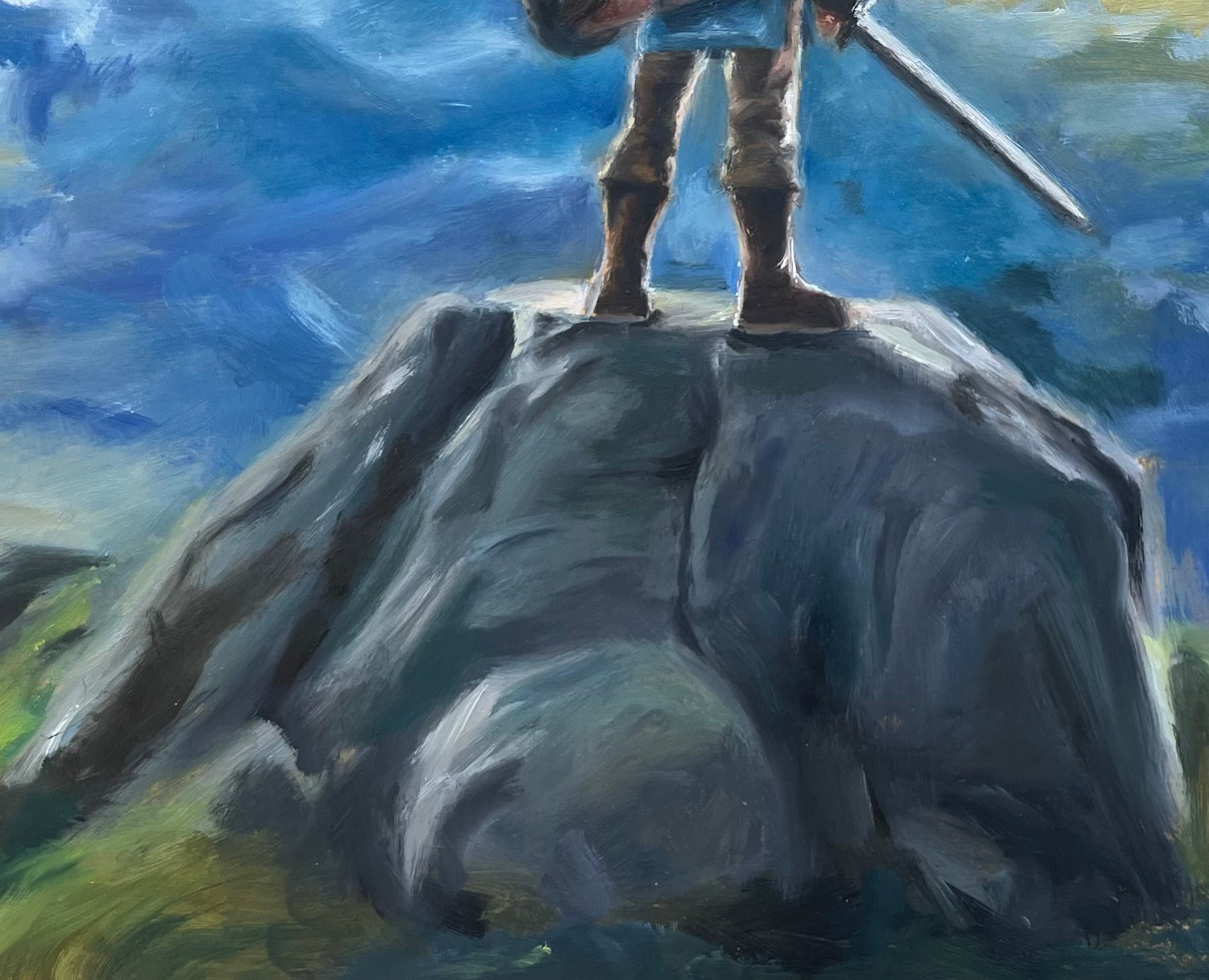 Zelda : Breath Of The Wild Art Print