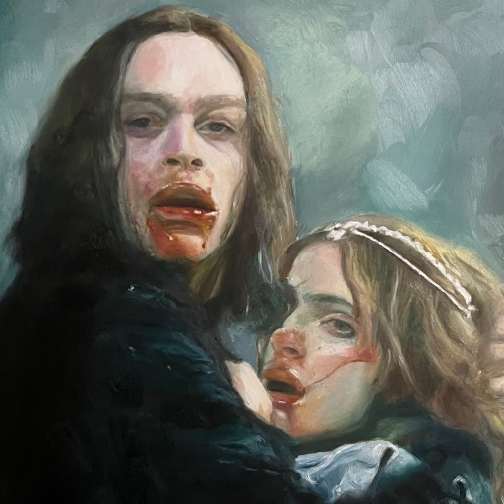 Dracula And Elisabeta Art Print 8”x 8”