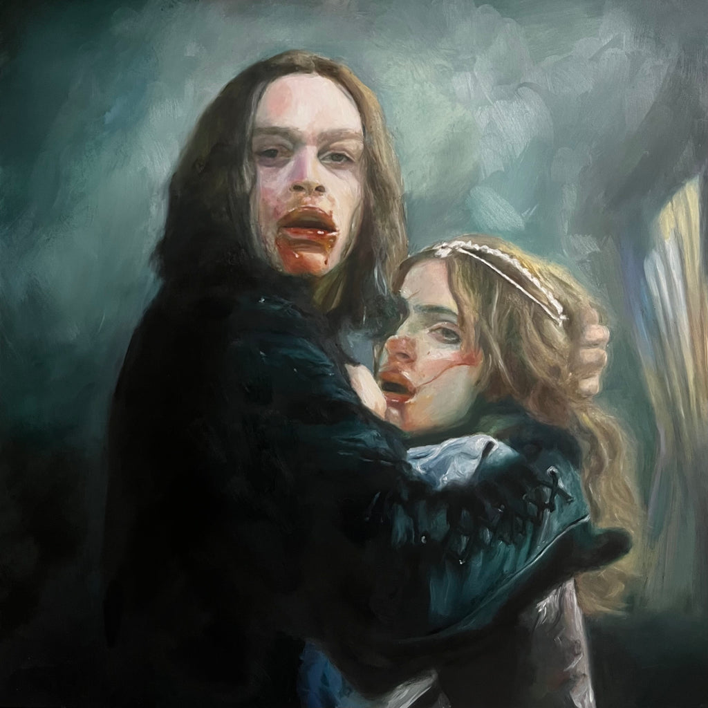 Dracula And Elisabeta Art Print 8”x 8”