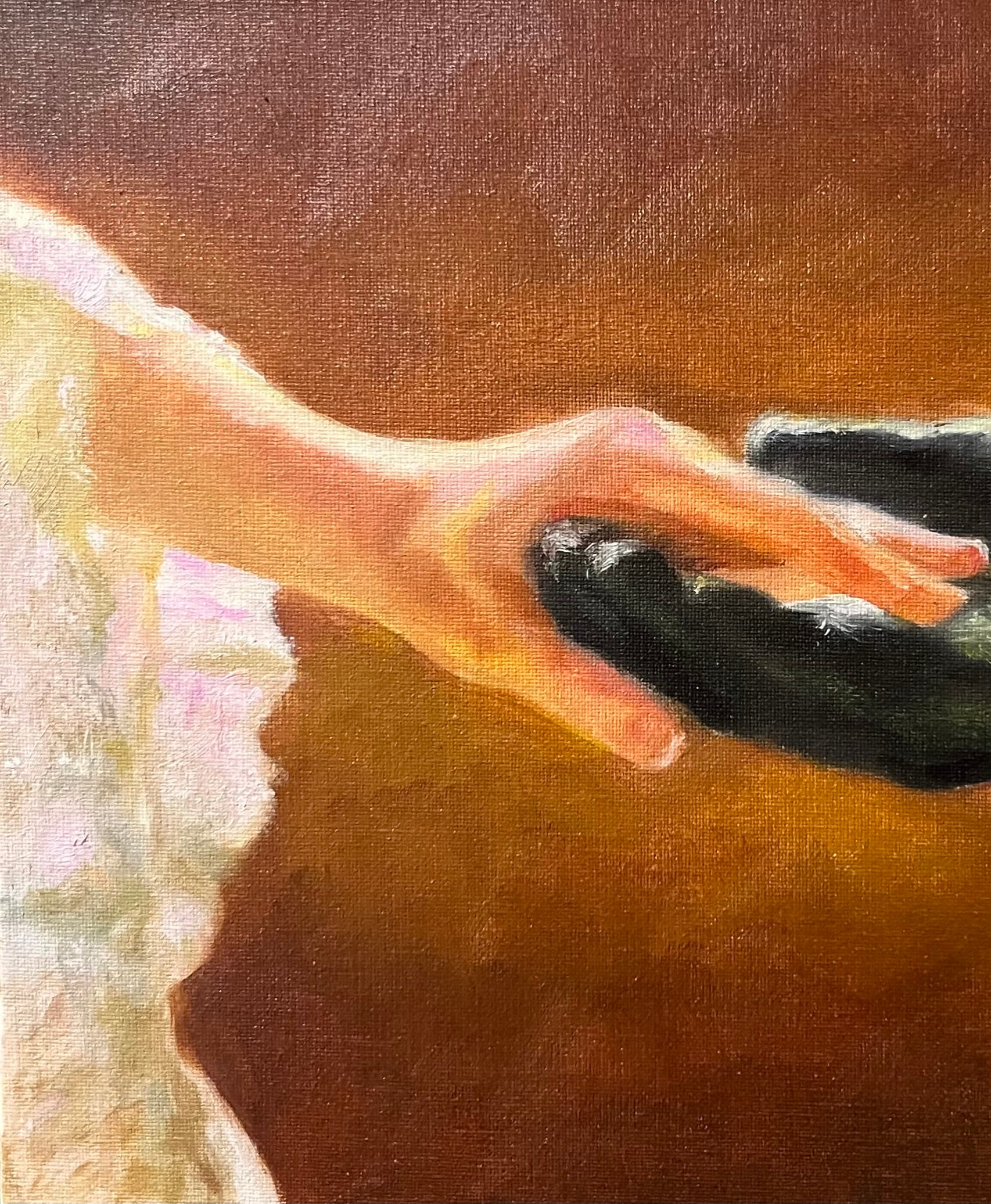 Christine And The Phantom Hand Scene Print