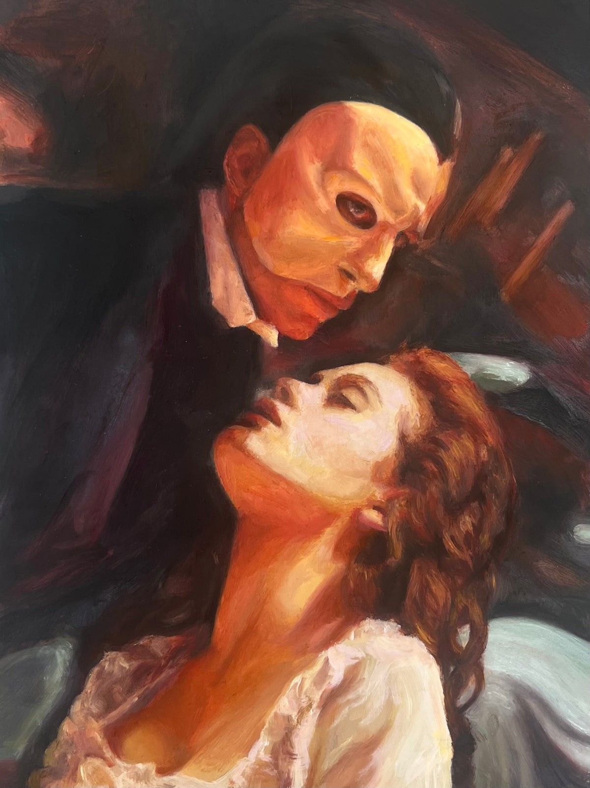The Phantom And Christine Art Print 8.5 x 11