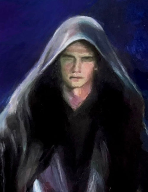 Anakin Temple March Oil Paint Print