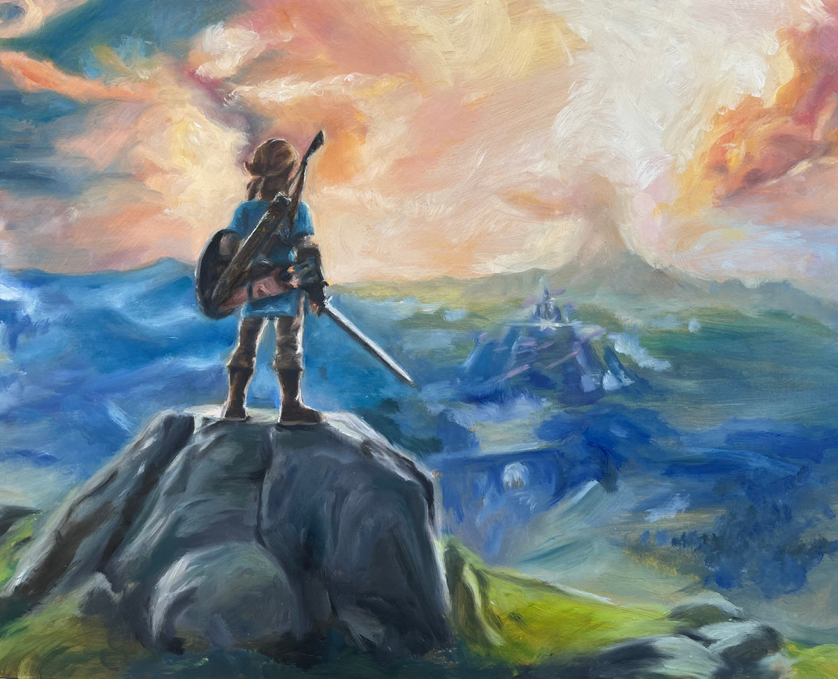Zelda : Breath Of The Wild Art Print