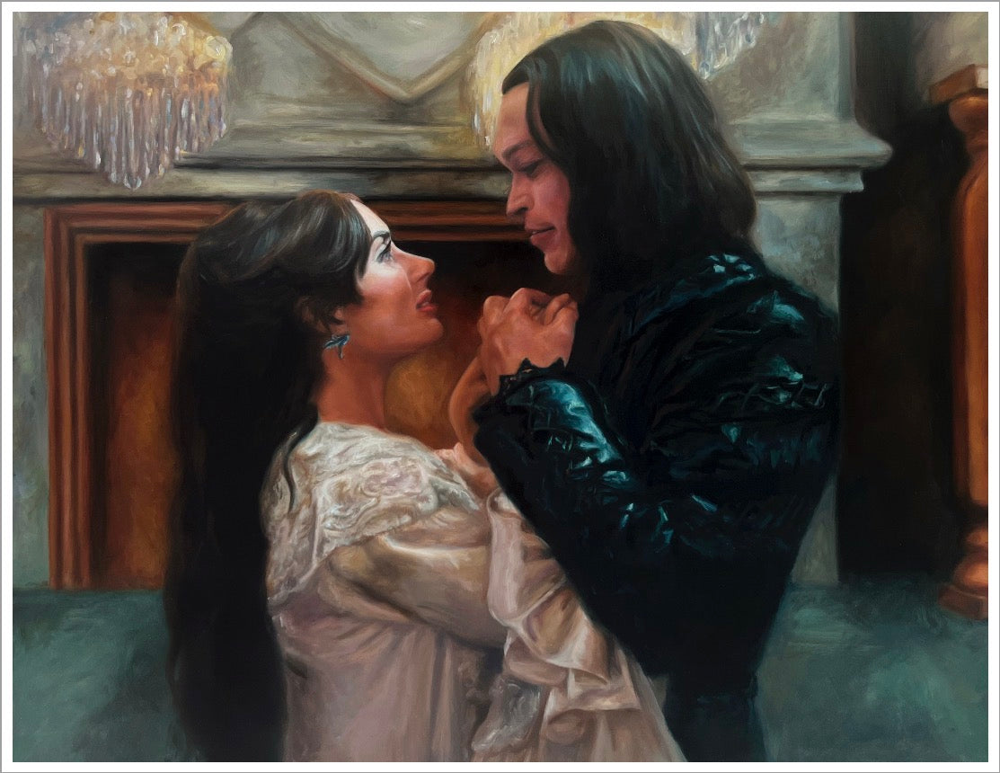 Mina and Dracula Art Print