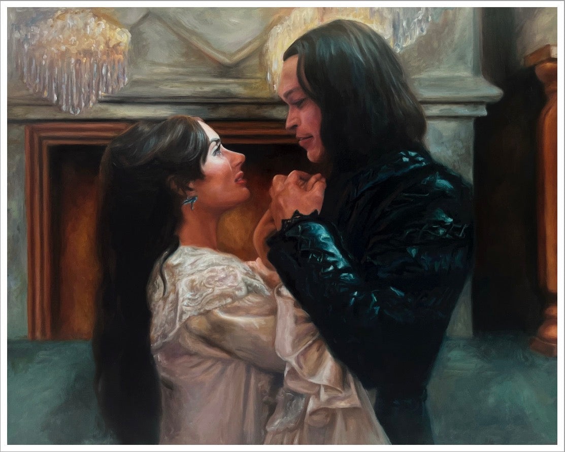 Mina and Dracula Art Print