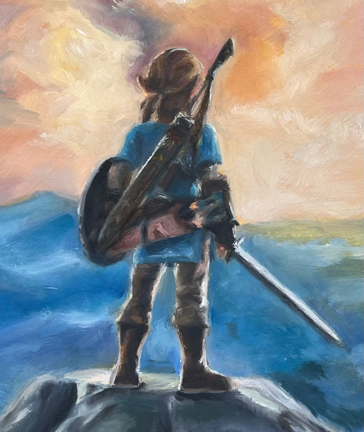 Zelda : Breath Of The Wild Art Print